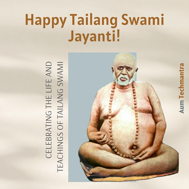 Tailang Swami Jayanti